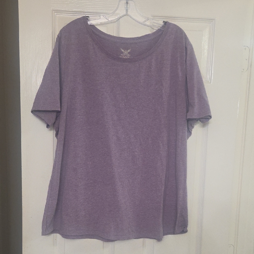 Faded Glory Lavender V-Neck Tee